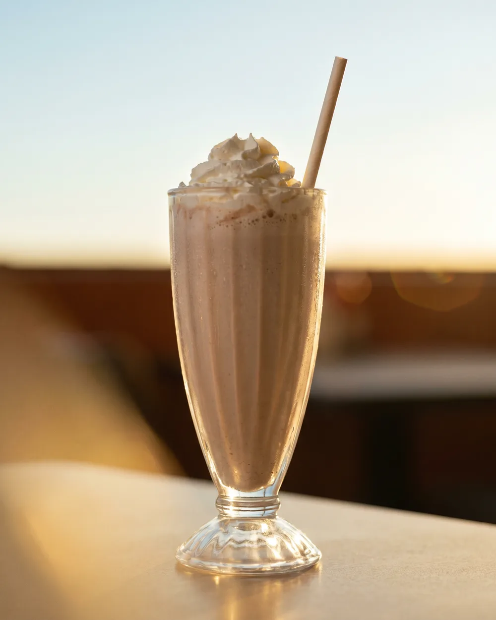 Milkshake encorpado da Frimoni batido na hora